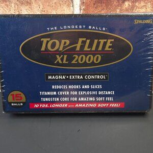 Vintage NEW/SEALED | TOP FLITE XL 2000 | MAGNA | 15 TITANIUM GOLF BALLS